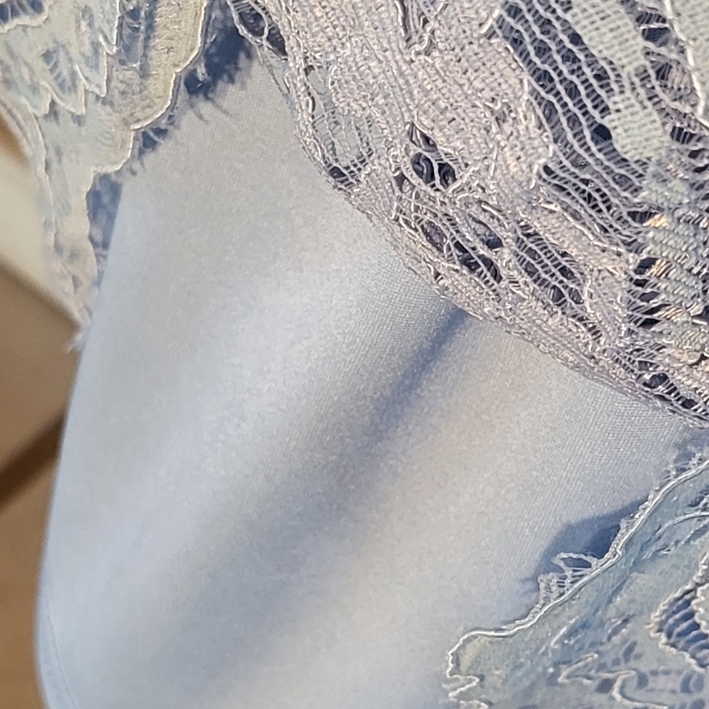 Light Blue Lace Dress - Picture 6 of 10
